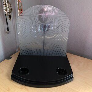 PartyLite Heirloom Tealight Creche Bronze Brown Glass Nativity P9103